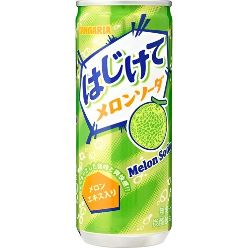 Sangaria Sparkling Melon Soda Can 250g 【Purchase Quantity 30 Cans]
