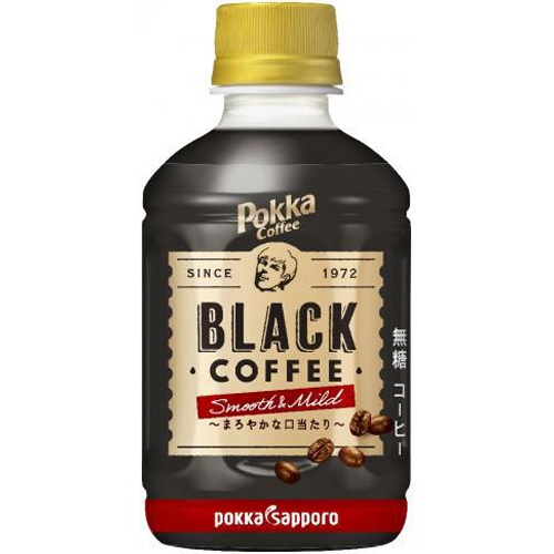 Pokka Sapporo Food Coffee Black Smooth Mild P270 [This Month's Special Sale Beverages]  [Purchase Quantity 24 Units]