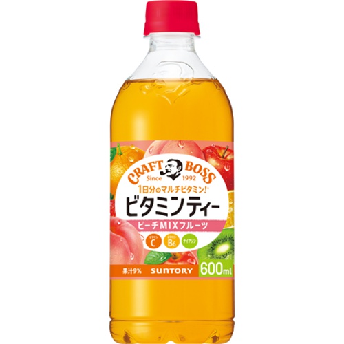 Craft Boss Vitamin Tea P600 (For Direct Sales) [This Month's Special Sale Beverages] Special Order Item [Purchase Quantity 24]