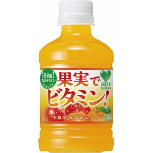GREEN Dakara Fruit Vitamin P 280ml 【This Month's Special Sale Beverage】  【Purchase Quantity 24