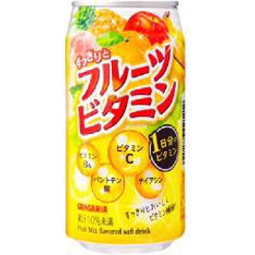 Sangaria Refreshing Fruit Vitamin 340g Can Special Order Item [Purchase Quantity: 24]