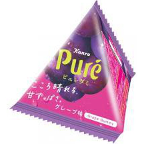 Kanro Pure Gummy Petite Triangle Grape 13g  【Purchase Quantity 288 Pieces】
