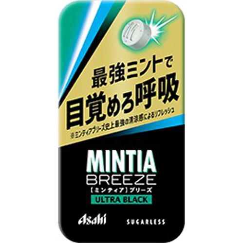 Asahi Group Foods Mintia Breeze Ultra Black 30 Tablets Special Order Item 【Purchase Quantity 96 Units】