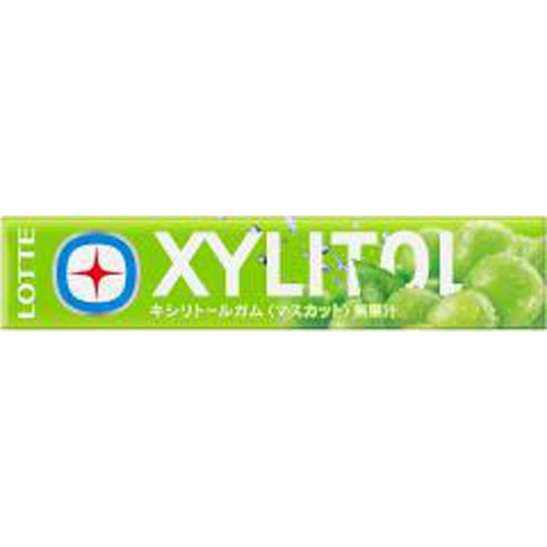 Lotte Xylitol Gum Muscat 14 Pieces  【Purchase Quantity 320 Units}
