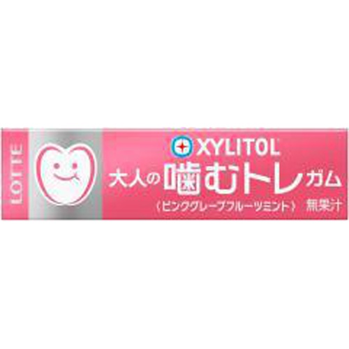 Lotte Xylitol Adult Chewing Gum Tre Pink GF 9 Pieces  Special Order Item [Purchase Quantity 300 Units]