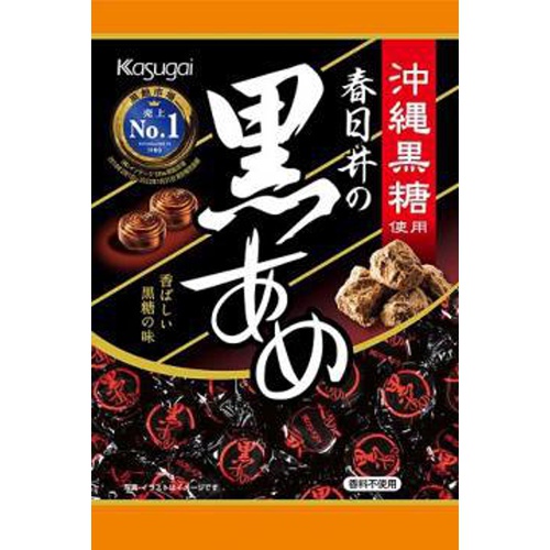 Kasugai Confectionery A Black Candy 134g  【Purchase Quantity 12 Packs】