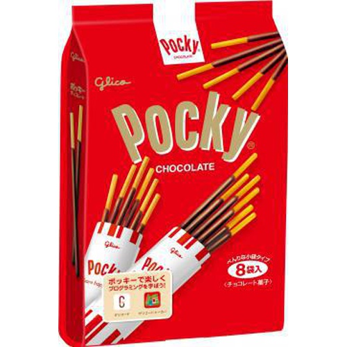 Glico Pocky Chocolate 8 Bags [This Month's Special Sale Snacks] [Purchase Quantity 6]
