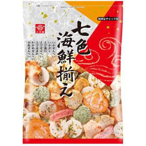 Mikawaya Seven Color Seafood Assortment 125g 【This Month's Special Sale Snacks】  【Purchase Quantity 12 pieces]