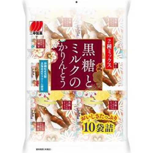 Sankō Seika Brown Sugar and Milk Karinto 220g 【Purchase Quantity 6 Pieces】