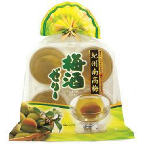 Kanazawa Kenroku Kishu Nanko Ume Plum Wine Jelly 4 Pieces  Special Order Item 【Purchase Quantity 12 Pieces】