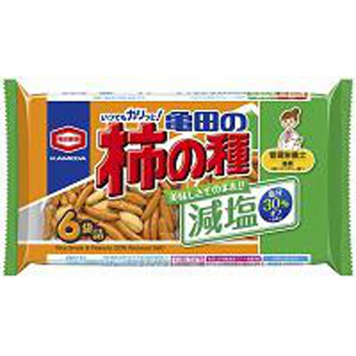 Kameda Low-Salt Kaki no Tane 6 Bags 164g 【This Month's Special Sale Snacks】 Special Order Item 【Purchase Quantity 12 Units}