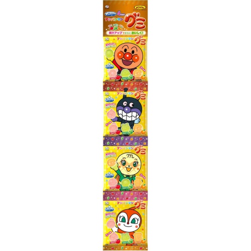 Fujiya Anpanman Gummies 4-Pack  [Purchase Quantity: 10][Limited Quantity]