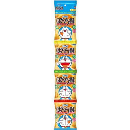 Bonchi 4-Connection Doraemon Fried Rice Crackers Special Order Item [Purchase Quantity: 15 Pieces]