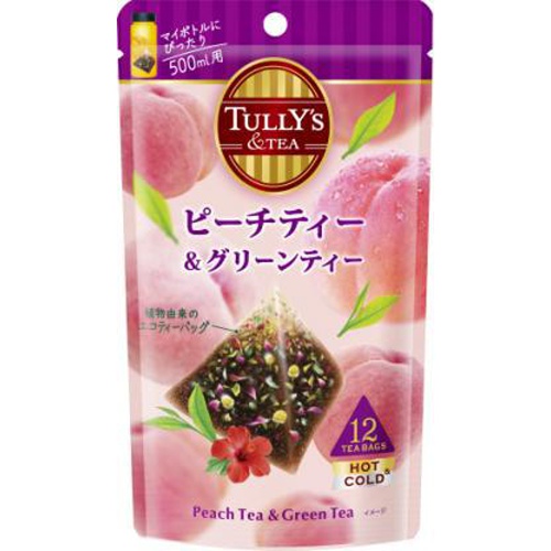 TULLY'S & TEA Peach Tea & Green Tea  Special Order Item [Purchase Quantity: 10 pieces]