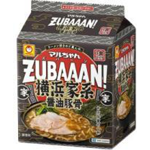 Maruchan Zubaan Yokohama Style Soy Sauce Tonkotsu 3 Packs  [Purchase Quantity 9]
