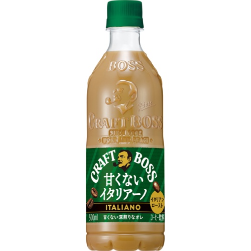 Craft Boss Unsweetened Italiano P500ml 【This Month's Special Beverage】  【Purchase Quantity 24 Units