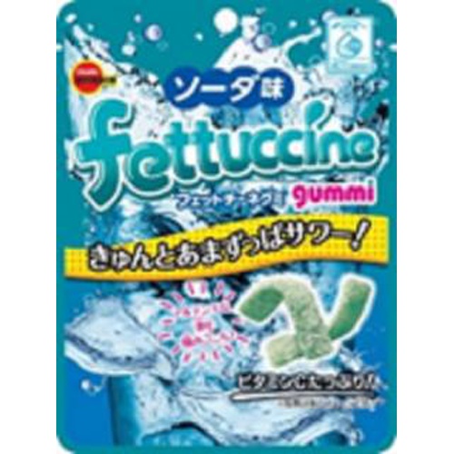 Bourbon Fettuccine Gummy Soda Flavor 50g  【Purchase Quantity 10 Pieces】