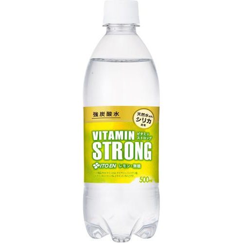Ito En Vitamin Strong Sparkling Water P 500ml  Special Order Item 【Purchase Quantity 24 Units】