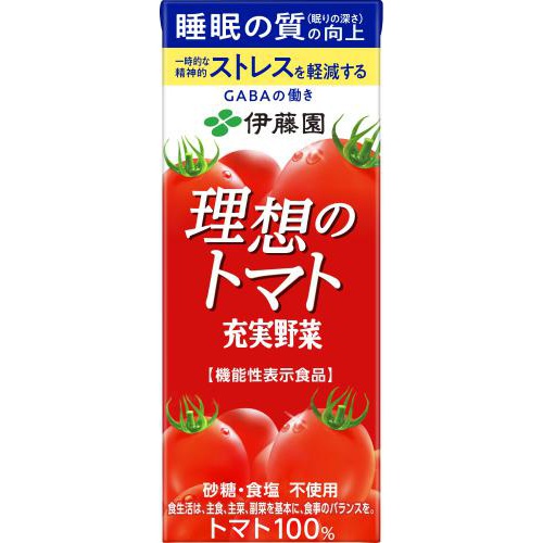 Ito En Rich Vegetable Ideal Tomato Paper 200ml  [Purchase Quantity: 12]