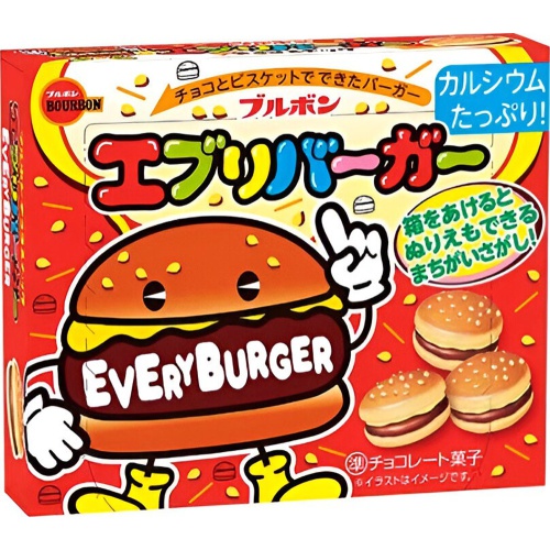 Bourbon Every Burger 66g  【Purchase Quantity: 10 Pieces]
