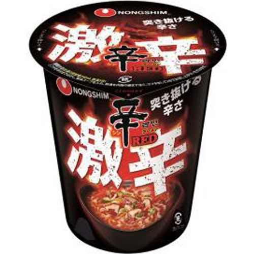 Nongshim Spicy Noodle Soup Extra Hot Cup 68g - Special Order Item [Purchase Quantity 24]