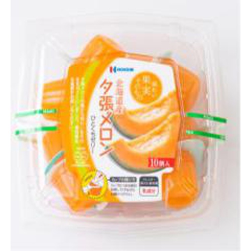 Hokushin Foods Hokkaido Yubari Melon Bite-sized Jelly 10 Pieces 【Purchase Quantity 12 Pieces】