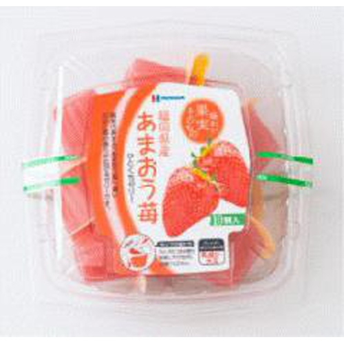 Hokushin Foods Fukuoka Prefecture Amaou Strawberry Bite-sized Jelly 10 Pieces  Special Order Item 【Purchase Quantity 12 Pieces】