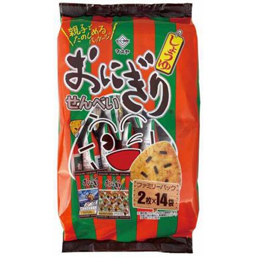 Masuya Rice Cracker Family Pack 2 Pieces x 14 Bags 【Purchase Quantity 14 Items】
