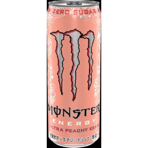 Monster Ultra Peachy Keen Can 355ml [Limited Quantity] Special Order Item [Purchase Quantity 24]
