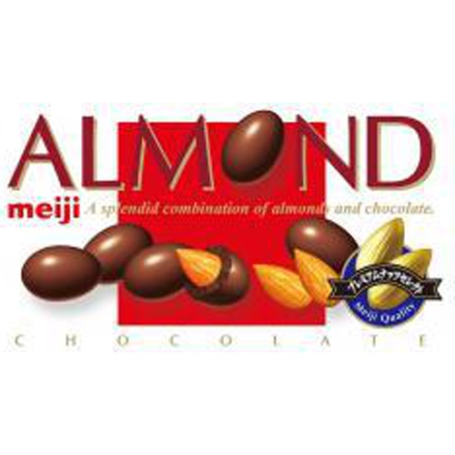 Meiji Almond Chocolate 79g 【Purchase Quantity 10 Pieces】