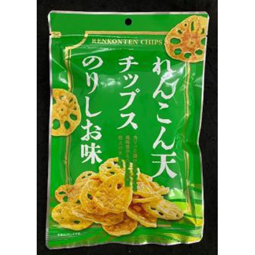Kuji Foods Lotus Root Tempura Chips Nori Salt Flavor 50g  【Purchase Quantity 12 Pieces】