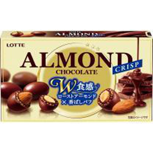 Lotte Almond Chocolate Crisp 80g  [Purchase Quantity: 10]
