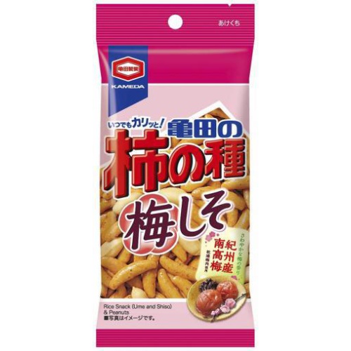 Kameda Kakinotane Plum Shiso 57g  【Purchase Quantity 12 Packs]