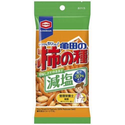 Kameda Reduced Salt Persimmon Seeds 57g Special Order Item 【Purchase Quantity: 12 Packs]