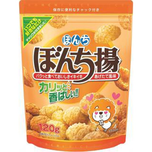 Bonchi Bonchi Fried Snacks with Zipper 100g Special Order Item 【Purchase Quantity 12 Units】