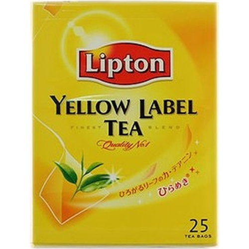 Lipton Yellow Label 25 Bags  【Purchase Quantity 6 Packs】