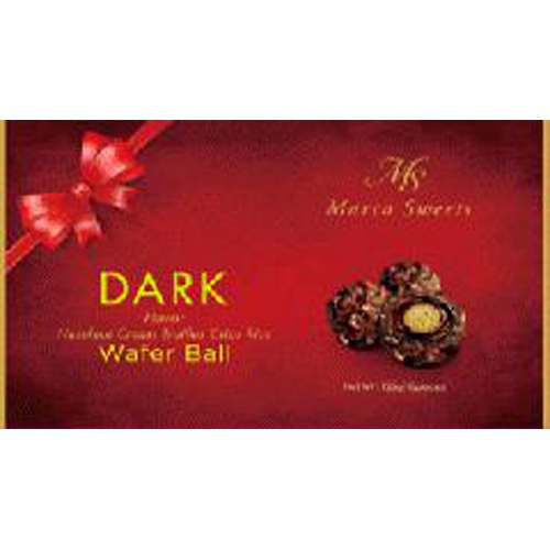 Crispy Wafer Balls Dark 125g Special Order Item [Purchase Quantity 36 Pieces]