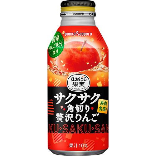 Pokka Sapporo Food Crispy Diced Luxury Apple B Can 400g  [Purchase Quantity 24 Units]