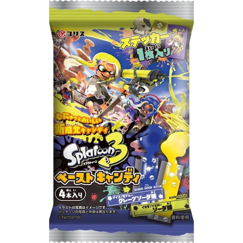 Coris Splatoon 3 Paste Candy  【Purchase Quantity: 12 Pieces]