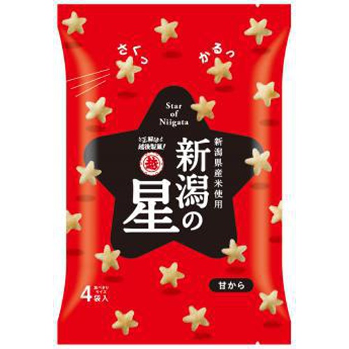 Echigo Seika Niigata Star Sweet and Savory 80g  [Purchase Quantity: 12 pieces]