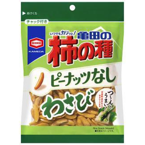 Kameda Kaki no Tane Wasabi without Peanuts 91g  Special Order Item [Purchase Quantity 12 pieces]