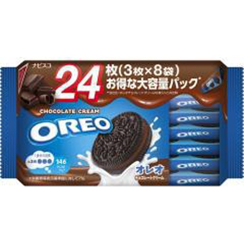 Oreo Chocolate Cream 24 Pieces Family Pack Special Order Item 【Purchase Quantity 12 Units】