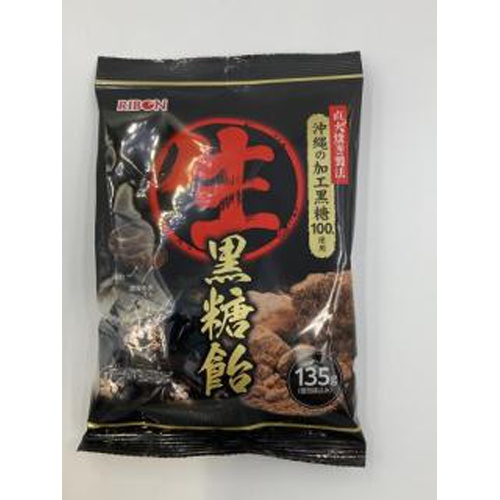 Ribbon Raw Brown Sugar Candy 135g [Limited Quantity]  [Purchase Quantity 12 Packs]