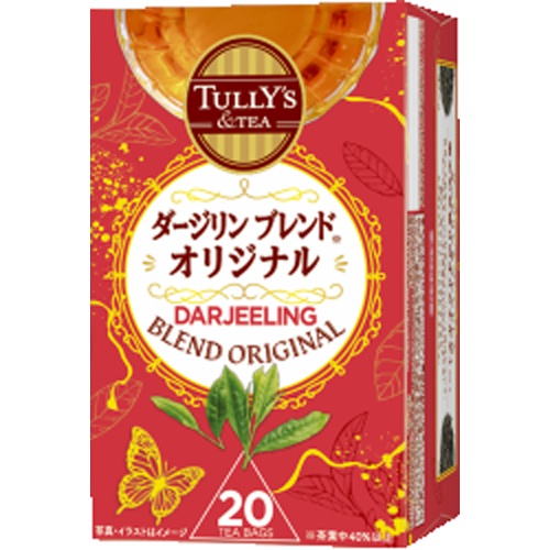 TULLY'S & TEA Darjeeling Blend 20 Bags Special Order Item [Purchase Quantity 8]