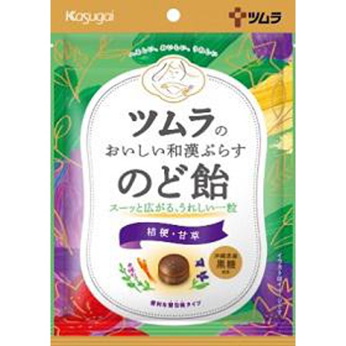 Kasugai Confectionery Tumura's Delicious Wakan Plus Throat Candy 42g  【Purchase Quantity 12 Packs】