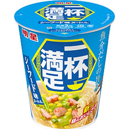 Myōjō One Cup Satisfaction Seafood Flavor Noodles