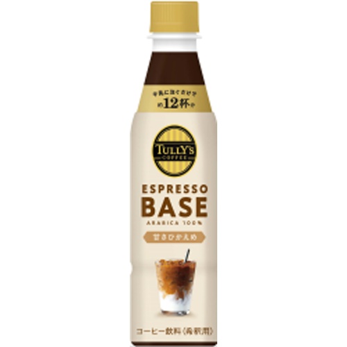 Tully's Espresso Base Low Sweetness 340ml Special Order Item 【Purchase Quantity 24 Units】