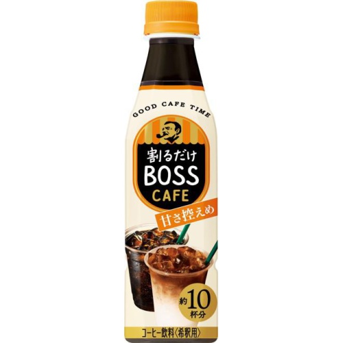 Just Mix Boss Cafe Low Sweetness P340ml  Special Order Item [Purchase Quantity 24]