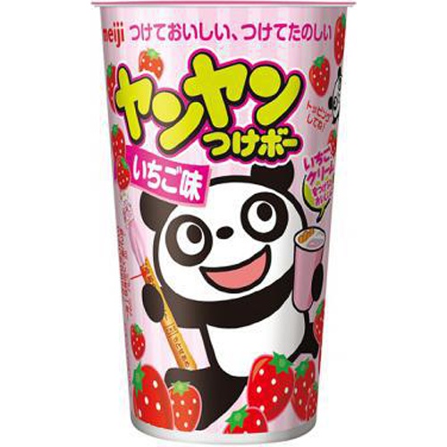 Meiji Yan Yan Dip Snack Strawberry Flavor 48g  【Purchase Quantity 10 Packs]