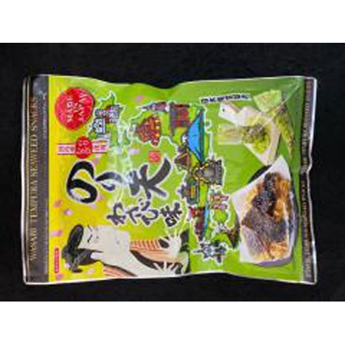 Kuji Foods JAPAN Seaweed Tempura Wasabi Flavor 120g 【Purchase Quantity 10 Pieces】